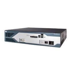 Cisco 3825 router cablato Gigabit Ethernet Nero, Blu, Acciaio inox