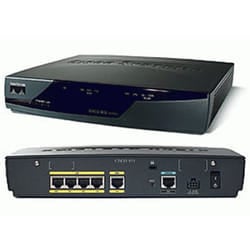 Cisco 857 router cablato Fast Ethernet Nero