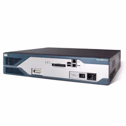 Cisco 2821, WAN Ethernet, Gigabit Ethernet, Nero, Blu, Acciaio inox
