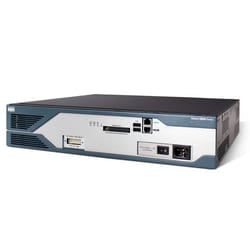 Cisco 2821 router cablato Gigabit Ethernet Nero, Blu, Acciaio inox