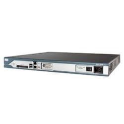 Cisco 2811 router cablato Fast Ethernet Nero, Blu, Acciaio inox