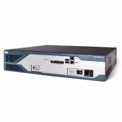Cisco 2821, WAN Ethernet, Gigabit Ethernet, Nero, Blu, Acciaio inox