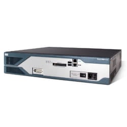 Cisco 2821 router cablato Gigabit Ethernet Nero, Blu, Acciaio inox