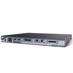 Cisco 2801, WAN Ethernet, Fast Ethernet, Nero, Blu, Acciaio inox