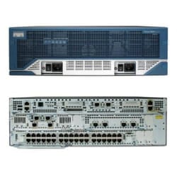 Cisco 3845 router cablato Gigabit Ethernet Nero, Blu, Acciaio inox