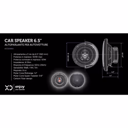 XD Enjoy XDCAS653 altoparlante auto 3-vie 150 W 1 pz - Vista aggiuntiva 6