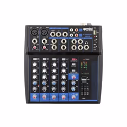 Gemini GEM-08USB mixer audio 8 canali Nero - Vista aggiuntiva 2
