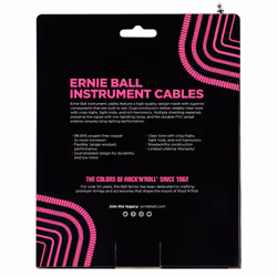 Ernie Ball P06045 cavo audio 9,14 m 6.35mm Bianco - Vista aggiuntiva 3