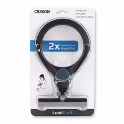 Carson LumiCraft lente d'ingrandimento 2x Nero - Vista aggiuntiva 7