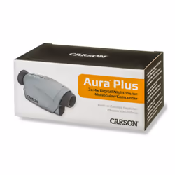 Carson Aura Plus Nero, Grigio Monoculare