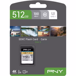 PNY Elite-X 512 GB SDXC UHS-I Classe 10 - Vista aggiuntiva 2