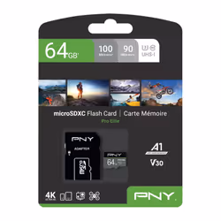 PNY PRO Elite 64 GB MicroSDXC UHS-I Classe 10 - Vista aggiuntiva 4