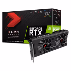 PNY RTX 3050 8 GB XLR8 Gaming REVEL EPIC-X RGB Dual Fan Edition NVIDIA GeForce RTX 3050 GDDR6 - Vista aggiuntiva 4