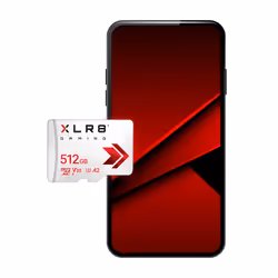 PNY XLR8 512 GB MicroSDXC UHS-I Classe 10 - Vista aggiuntiva 4