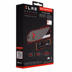 PNY XLR8 SSD + heatsink - Gaming Kit Progettato per adattarsi a PS5™ - 1000GB - Vista aggiuntiva 4