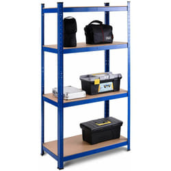 Scaffale per Carichi Pesanti Scaffalatura in Metallo per Garage Officina a 4 Ripiani 80 x 40 x 160 cm