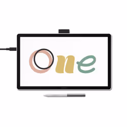 Wacom One 14 tavoletta grafica Nero, Bianco 2540 lpi (linee per pollice) 309 x 174 mm USB - Vista aggiuntiva 2