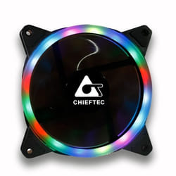 Chieftec AF-12RGB sistema di raffreddamento per computer Ventilatore 12 cm Nero 1 pz