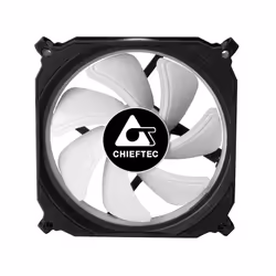 Chieftec CF-1225RGB sistema di raffreddamento per computer Case per computer Ventilatore 12 cm Nero