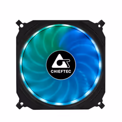 Chieftec CF-1225RGB sistema di raffreddamento per computer Case per computer Ventilatore 12 cm Nero - Vista aggiuntiva 4