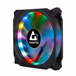Chieftec CF-1225RGB sistema di raffreddamento per computer Case per computer Ventilatore 12 cm Nero - Vista aggiuntiva 5