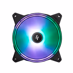 Chieftec NF-1225RGB, Ventilatore, 12 cm, 1600 Giri/min, Nero