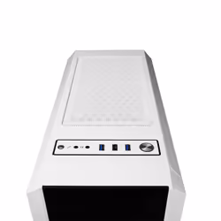 Chieftec GL-03W-OP computer case Midi Tower Bianco - Vista aggiuntiva 6