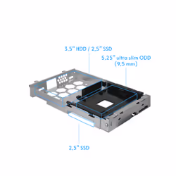 Chieftec BE-10B-300 computer case Small Form Factor (SFF) Nero 300 W - Vista aggiuntiva 8
