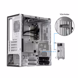 Chieftec Midi Tower BS-20B-OP, Schwarz o.NT Nero - Vista aggiuntiva 5