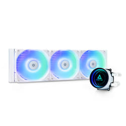 Chieftec CLC-360-RGB-W sistema di raffreddamento per computer Case per computer Raffreddatore di liquidi tutto in uno 12 cm Bianco