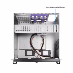 Chieftec UNC-409S-AIO-OP computer case Supporto Nero - Vista aggiuntiva 5