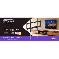 XD Enjoy XDCIM800 Supporto TV a parete 2,08 m (82") Nero - Vista aggiuntiva 2