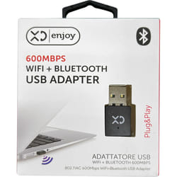 XD Enjoy 600Mbps WiFi + Bluetooth USB Adapter