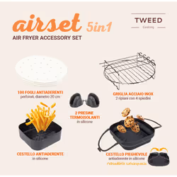 TWEED Set sccessori per friggitrice ad aria - Vista aggiuntiva 3
