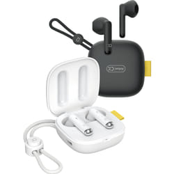 XD Enjoy Combo Dual Mini Earbuds - Kit 2 Pz Black & White