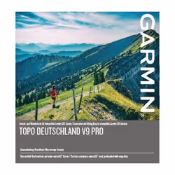 Garmin TOPO Germany v9 PRO, Mappa stradale, Europa, Germania, Garmin, Ciclismo, MicroSD/SD