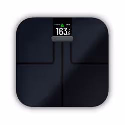 Garmin Index S2, Bilancia pesapersone elettronica, 181,4 kg, Nero, kg, kg/lb, ST, Quadrato, 16 utente(i)