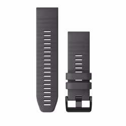 Garmin QuickFit 26mm, Band, Orologio intelligente, Grigio, Garmin, Silicone, Nero