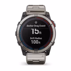 Garmin quatix 7X Solar 3,56 cm (1.4") MIP 51 mm Digitale 280 x 280 Pixel Touch screen Grigio Wi-Fi GPS (satellitare) - Vista aggiuntiva 6