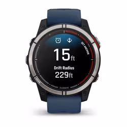 Garmin quatix 7 3,3 cm (1.3") AMOLED 47 mm Digitale 416 x 416 Pixel Touch screen Blu Wi-Fi GPS (satellitare) - Vista aggiuntiva 6
