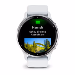 Garmin Venu 3 45 mm Digitale 454 x 454 Pixel Touch screen Argento, Bianco Wi-Fi GPS (satellitare) - Vista aggiuntiva 4