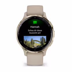 Garmin Venu 3S 41mm Digitale Touch screen Oro, Grigio Wi-Fi GPS (satellitare) - Vista aggiuntiva 4