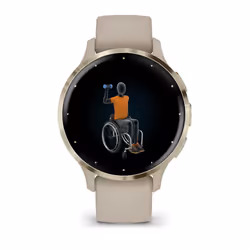 Garmin Venu 3S 41mm Digitale Touch screen Oro, Grigio Wi-Fi GPS (satellitare) - Vista aggiuntiva 6