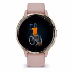 Garmin Venu 3S 41mm Oro, Rosa Wi-Fi GPS (satellitare) - Vista aggiuntiva 6