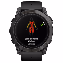 Garmin epix Pro (Gen 2) 3,56 cm (1.4") AMOLED 51 mm Digitale 454 x 454 Pixel Touch screen Nero, Grigio Wi-Fi GPS (satellitare) - Vista aggiuntiva 4