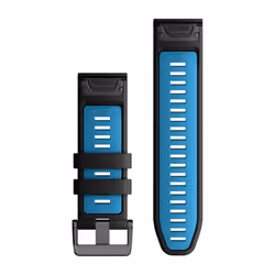Garmin 010-13281-05 accessorio indossabile intelligente Band Nero, Blu Silicone - Vista aggiuntiva 2