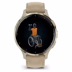 Garmin 010-02785-55 smartwatch e orologio sportivo 3,05 cm (1.2") AMOLED 41 mm Digitale 390 x 390 Pixel Touch screen Oro Wi-Fi GPS (satellitare) - Vista aggiuntiva 6