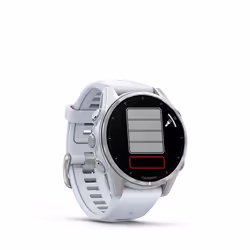 Garmin Fenix 8 3,3 cm (1.3") AMOLED 43 mm Digitale 416 x 416 Pixel Touch screen Argento Wi-Fi GPS (satellitare) - Vista aggiuntiva 7