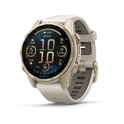 Garmin fenix 8 3,3 cm (1.3") AMOLED 43 mm Digitale 416 x 416 Pixel Touch screen Oro Wi-Fi GPS (satellitare)