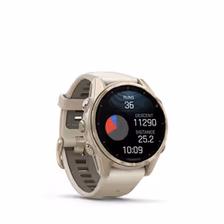 Garmin fenix 8 3,3 cm (1.3") AMOLED 43 mm Digitale 416 x 416 Pixel Touch screen Oro Wi-Fi GPS (satellitare) - Vista aggiuntiva 4